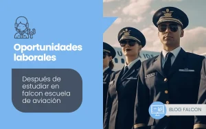 Oportunidades laborales despues de estudiar en falcon escuela de aviacion